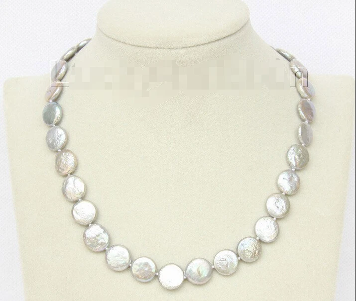 FREE shipping>>>>>> luster 16" 12mm coin fastener gray pearls necklace filled gold clasp j9499 6.07
FREE shipping>>>>>> luster 16" 12mm coin fastener gray pearls necklace filled gold clasp j9499 6.07