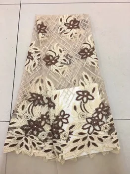 Fashionable Design African Embroidery sequins Tulle Lace Fabric 5 yards Latest African French Net Lace Fabric
Fashionable Design African Embroidery sequins Tulle Lace Fabric 5 yards Latest African French Net Lace Fabric