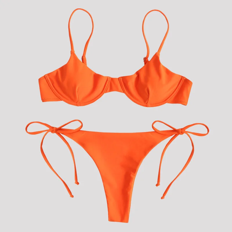 Sexy Tie Bikini Set Swimwear Women Swimsuit Push Up Bow tie Bandages Sexy Bathing Suit Bikinis Women Biquinis Beachwear Femme
Sexy Tie Bikini Set Swimwear Women Swimsuit Push Up Bow tie Bandages Sexy Bathing Suit Bikinis Women Biquinis Beachwear Femme