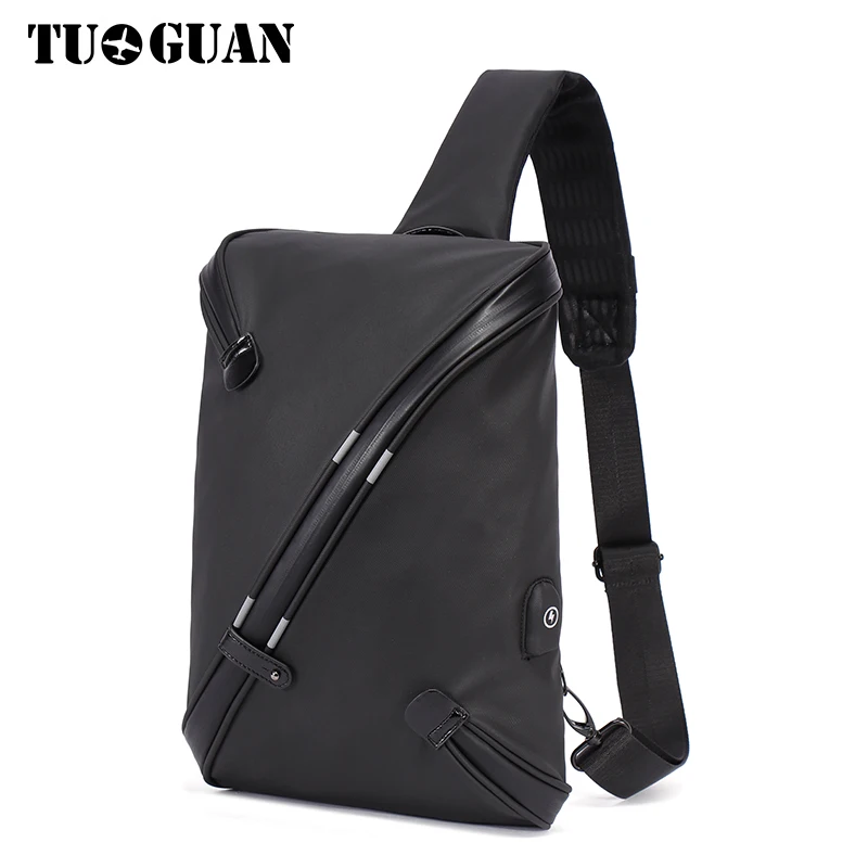 TUGUAN Men Chest Bag Waterproof Anti Theft Reflective USB Charging Shoulder Messenger Bags Crossbody Handbag Sling Flap Male
TUGUAN Men Chest Bag Waterproof Anti Theft Reflective USB Charging Shoulder Messenger Bags Crossbody Handbag Sling Flap Male