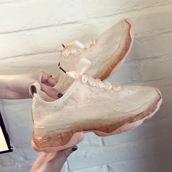 Lace Mesh Transparent Sneakers Platform Sexy Leisure Sneakers Women Summer 2019 Chunky Female Casual Soft Women Shoes S1-32
Lace Mesh Transparent Sneakers Platform Sexy Leisure Sneakers Women Summer 2019 Chunky Female Casual Soft Women Shoes S1-32