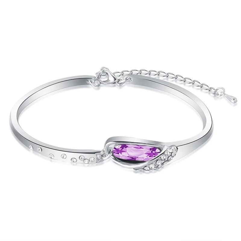 MISANANRYNE Claasic Silver Color Metal Bracelet For Women Fashion Jewelry Multicolor Crystal Bracelets Wholesale
MISANANRYNE Claasic Silver Color Metal Bracelet For Women Fashion Jewelry Multicolor Crystal Bracelets Wholesale