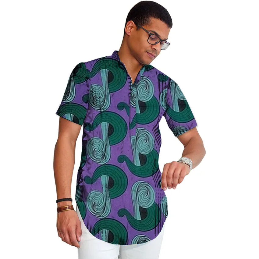 African men's shirt traditional African print men dashiki clothes fashion Ankara shirts short sleeve male African clothing
African men's shirt traditional African print men dashiki clothes fashion Ankara shirts short sleeve male African clothing