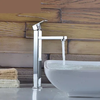 A single high single handle stage basin washbasin faucet high square hole faucet
A single high single handle stage basin washbasin faucet high square hole faucet