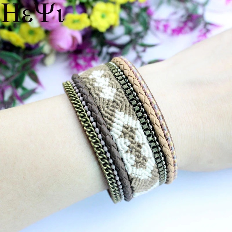 Pure manual production of participants in Multi - layer Retro Chain Leather Rope Bangles Bracelets has Thread Velvet Wrap Bangle
Pure manual production of participants in Multi - layer Retro Chain Leather Rope Bangles Bracelets has Thread Velvet Wrap Bangle