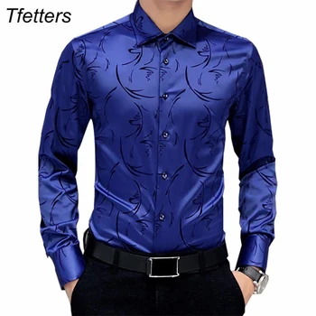 TFETTERS 2019 Arrival Luxury Brand Mens Formal Shirts Long Sleeve Floral Men Shirt Tuxdeo Shirt Designer Shirts Plus Size 5XL
TFETTERS 2019 Arrival Luxury Brand Mens Formal Shirts Long Sleeve Floral Men Shirt Tuxdeo Shirt Designer Shirts Plus Size 5XL