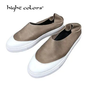 High Quality 2019 Women Fashion Shoes Summer Woman Simple Casual Genuine Leather Slippers Mixed Colors Round Toe Slides PF036
High Quality 2019 Women Fashion Shoes Summer Woman Simple Casual Genuine Leather Slippers Mixed Colors Round Toe Slides PF036