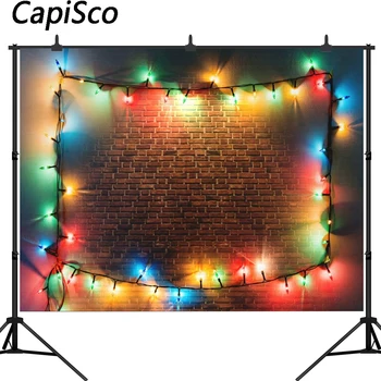 Capisco Brick Wall Merry Christmas Light Portrait Photography Backgrounds Customized Photographic Backdrops For Photo Studio
Capisco Brick Wall Merry Christmas Light Portrait Photography Backgrounds Customized Photographic Backdrops For Photo Studio
