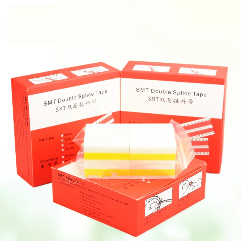 500pcs SMT 8mm/12mm/16mm/24mm Double Face Rectangular Film Joining Splicing Tape Using Rest Utilizing Remaining Component
500pcs SMT 8mm/12mm/16mm/24mm Double Face Rectangular Film Joining Splicing Tape Using Rest Utilizing Remaining Component