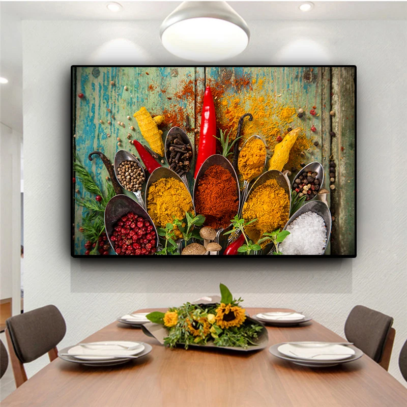 Grains Spices Spoon Canvas Painting Cuadros Scandinavian Posters and Prints Wall Art Kitchen Food Picture Living Room Home Decor
Grains Spices Spoon Canvas Painting Cuadros Scandinavian Posters and Prints Wall Art Kitchen Food Picture Living Room Home Decor