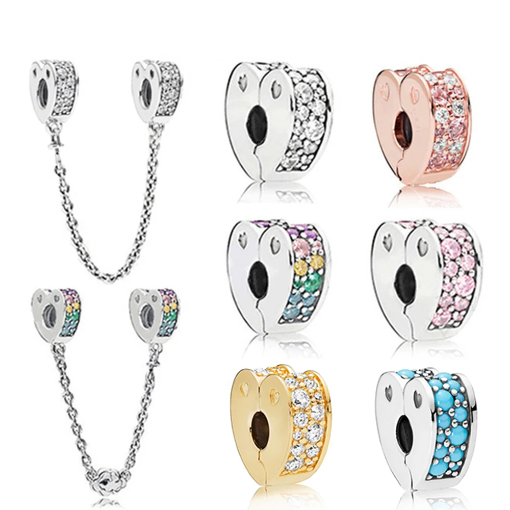 Kaliyah 100% 925 Sterling Silver Arcos Spring Series Love Point Security Chain Rainbow Rose Gold Color Gold Selection
Kaliyah 100% 925 Sterling Silver Arcos Spring Series Love Point Security Chain Rainbow Rose Gold Color Gold Selection