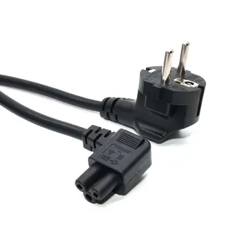 EU 2 Pin Plug to C5 90 degree/Angle Cloverleaf Lead Power Cable Lead Cord PC Monitor
EU 2 Pin Plug to C5 90 degree/Angle Cloverleaf Lead Power Cable Lead Cord PC Monitor
