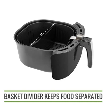 Best Sell XL Air Fryer Cooking Divider, Compatible with 9inch Air Fryer Baskets. Air Fryer Basket Divider Keeps Food Separated
Best Sell XL Air Fryer Cooking Divider, Compatible with 9inch Air Fryer Baskets. Air Fryer Basket Divider Keeps Food Separated
