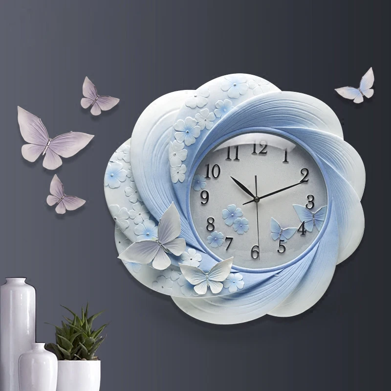 Modern Resin Decorative Clock Wall Hanging Flower Crafts Decoration Livingroom Mute Quartz Clock Ornaments Hotel Wall Mural Art
Modern Resin Decorative Clock Wall Hanging Flower Crafts Decoration Livingroom Mute Quartz Clock Ornaments Hotel Wall Mural Art