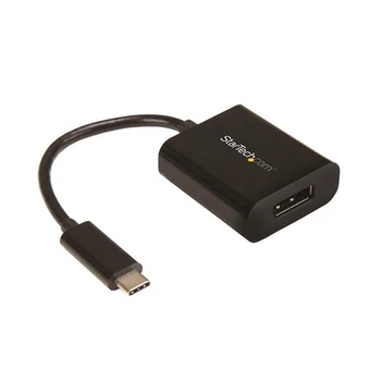 StarTech.com USB-C to DisplayPort Adapter - 4K 60Hz, USB Type-C, DisplayPort output, 3840 x 2160 pixels
StarTech.com USB-C to DisplayPort Adapter - 4K 60Hz, USB Type-C, DisplayPort output, 3840 x 2160 pixels