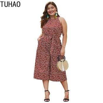TUHAO 2019 Summer Boho Holiday Floral Print Women Rompers Sexy Sleeveless Overalls Beach Wear Playsuit Vinatge Jumpsuits KKFS
TUHAO 2019 Summer Boho Holiday Floral Print Women Rompers Sexy Sleeveless Overalls Beach Wear Playsuit Vinatge Jumpsuits KKFS