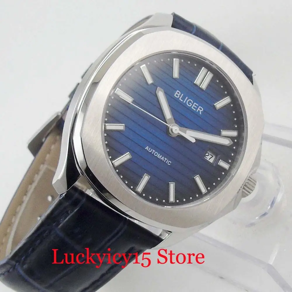 Luxury Men's Watch With Automatic Movement Sapphire Crystal Blue Dial With Date Window 39mm Wristwatch
Luxury Men's Watch With Automatic Movement Sapphire Crystal Blue Dial With Date Window 39mm Wristwatch