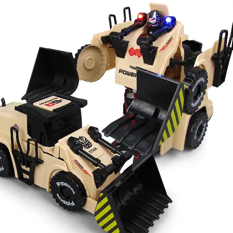 Universal Wheel Automatic Deformation Engineering Car Transform Robot Vehicle Toys with Music Light for Kids
Universal Wheel Automatic Deformation Engineering Car Transform Robot Vehicle Toys with Music Light for Kids