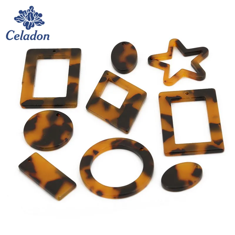 6pcs/lot DIY Handcraft Jewelry Geometric Design Brown Black Charm Pendants for Earring Necklace Jewelry Making Hole 1mm
6pcs/lot DIY Handcraft Jewelry Geometric Design Brown Black Charm Pendants for Earring Necklace Jewelry Making Hole 1mm