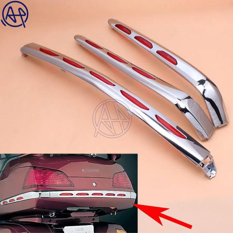 For Honda Goldwing 1800 GL1800 GL 2001-2011 1pair Chrome Fairing Lens Light Trunk Moldings Saddlebag Tail Box Decoration
For Honda Goldwing 1800 GL1800 GL 2001-2011 1pair Chrome Fairing Lens Light Trunk Moldings Saddlebag Tail Box Decoration