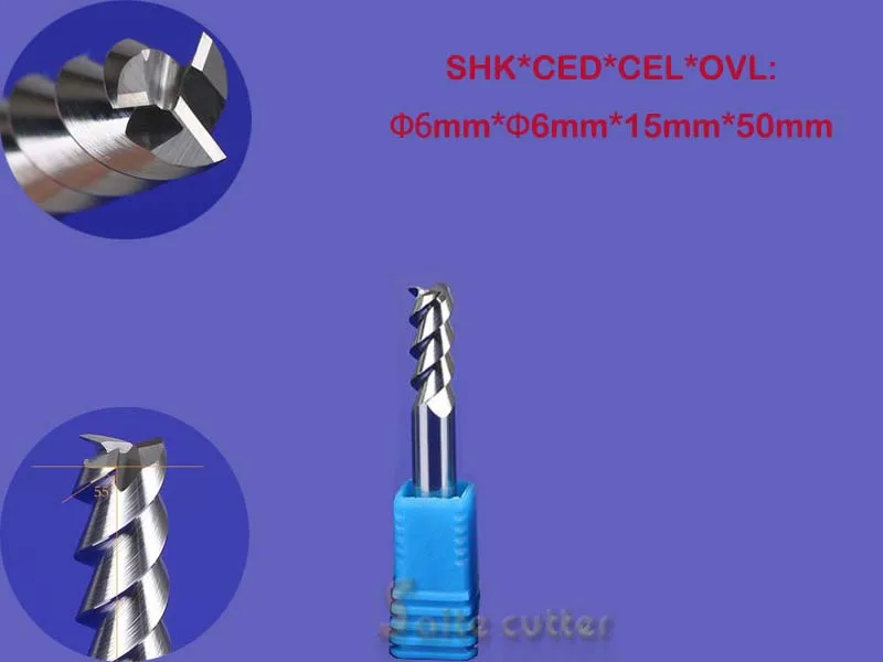 2pcs 6*15mm Three Flutes Carbide Cutters/ End Mill Tools/Cutting Bits/CNC Router Tool Bits/Engraving Tools/Cutting MDF/Wood/PVC
2pcs 6*15mm Three Flutes Carbide Cutters/ End Mill Tools/Cutting Bits/CNC Router Tool Bits/Engraving Tools/Cutting MDF/Wood/PVC