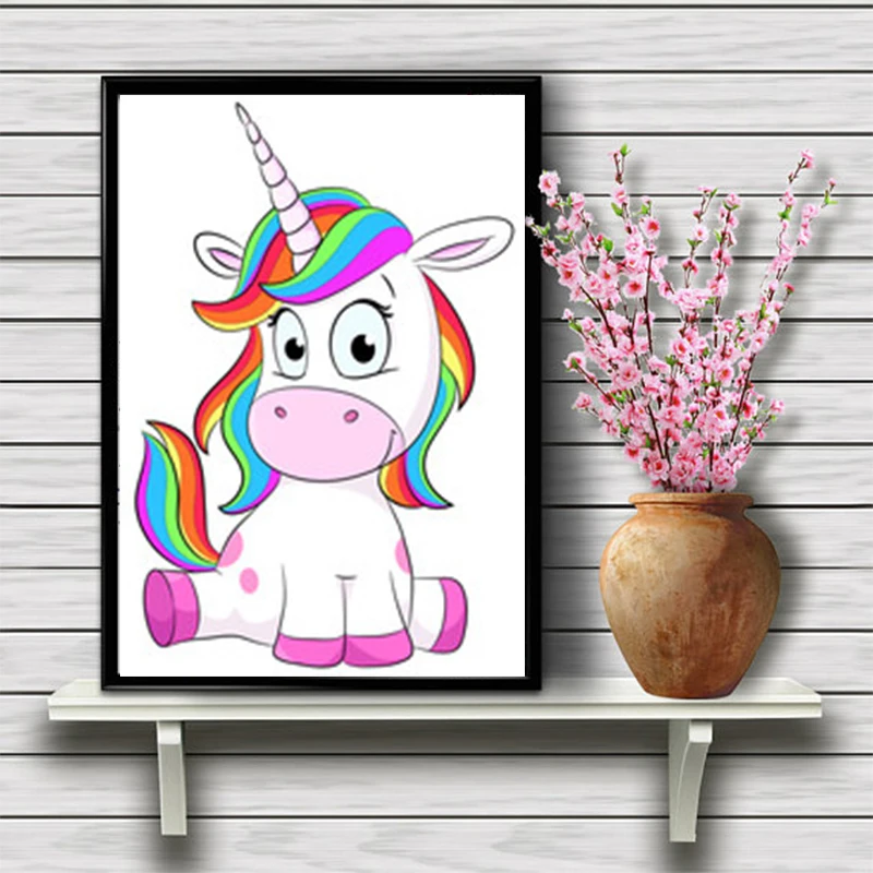 DIY Diamond Paintings Cross Stitch Cartoon Unicorn Crystal Diamond Embroidery Horses Crystal Round Diamond Mosaic Pictures
DIY Diamond Paintings Cross Stitch Cartoon Unicorn Crystal Diamond Embroidery Horses Crystal Round Diamond Mosaic Pictures