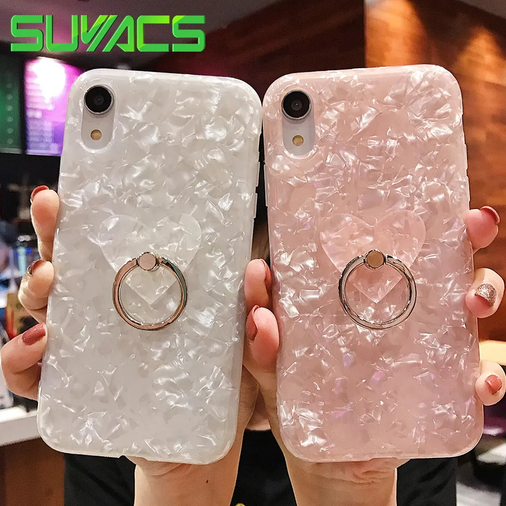 SUYACS Dream Shell Phone Case For iPhone 11 Pro Max XR XS MAX X 6 6S 7 8 Plus Finger Ring Bracket Soft IMD Phone Back Cover
SUYACS Dream Shell Phone Case For iPhone 11 Pro Max XR XS MAX X 6 6S 7 8 Plus Finger Ring Bracket Soft IMD Phone Back Cover