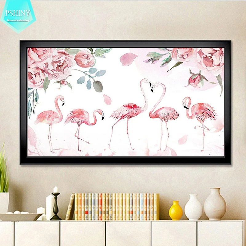 PSHINY 5D DIY Diamond embroidery sale pink flamingo animal pictures complete Round rhinestones Diamond Painting new arrivals
PSHINY 5D DIY Diamond embroidery sale pink flamingo animal pictures complete Round rhinestones Diamond Painting new arrivals