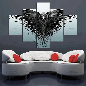 5 Pcs Game of Thrones Home Decor Paintings Home Office Artwork Wall Decorations for Living Room
5 Pcs Game of Thrones Home Decor Paintings Home Office Artwork Wall Decorations for Living Room