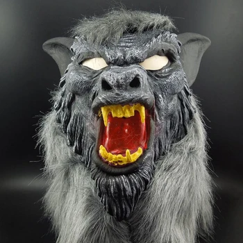 Halloween Wolf Mask Animal Head Scary Creepy Werewolf Mask Cosplay Mask for Party Monster Latex Mask Props Drop Shipping
Halloween Wolf Mask Animal Head Scary Creepy Werewolf Mask Cosplay Mask for Party Monster Latex Mask Props Drop Shipping