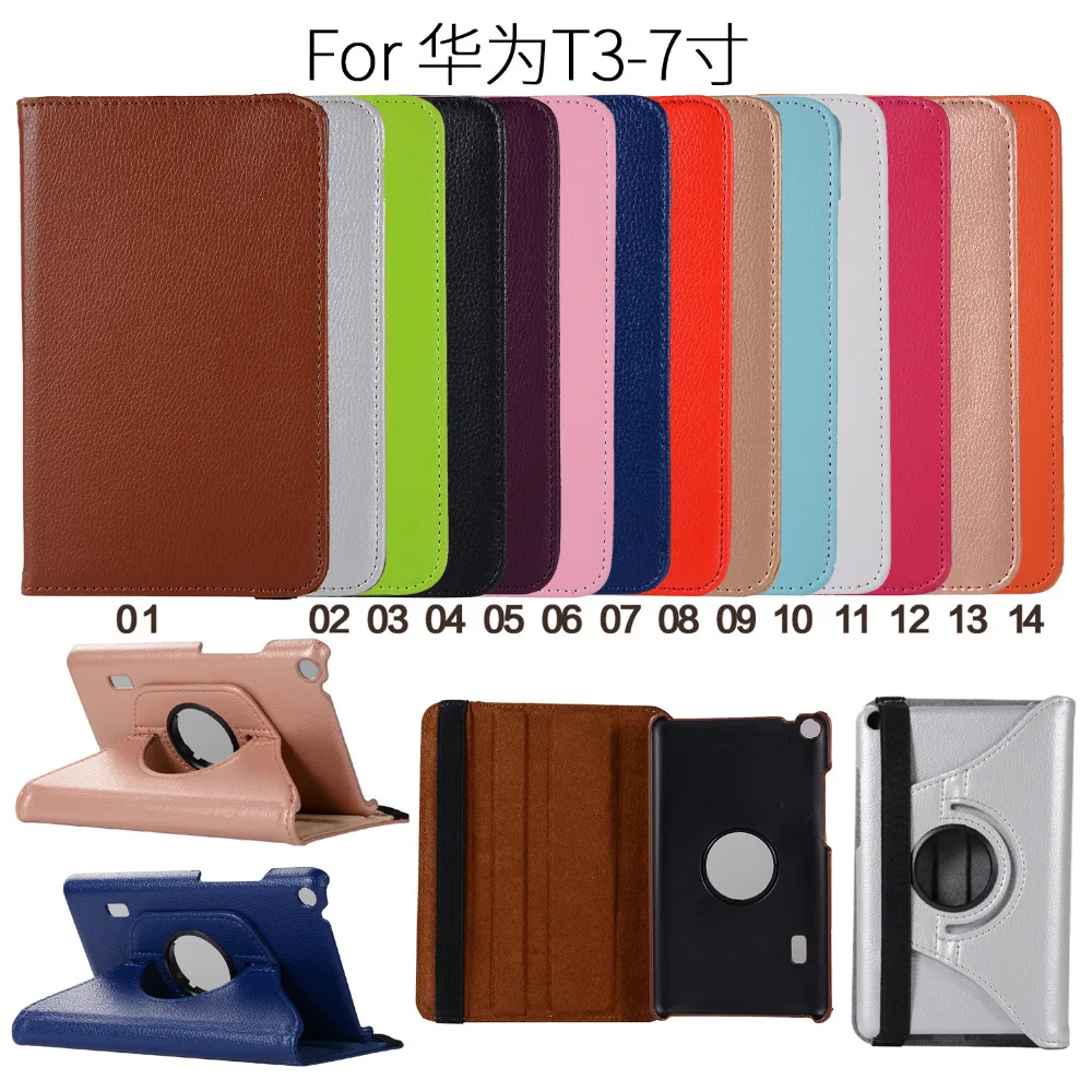 360 Degree Rotating Flip Stand Leather Coque Skin Capa Case For Huawei MediaPad T3 7 Wifi BG2-W09 7.0" Tablet Funda Cover Shell
360 Degree Rotating Flip Stand Leather Coque Skin Capa Case For Huawei MediaPad T3 7 Wifi BG2-W09 7.0" Tablet Funda Cover Shell
