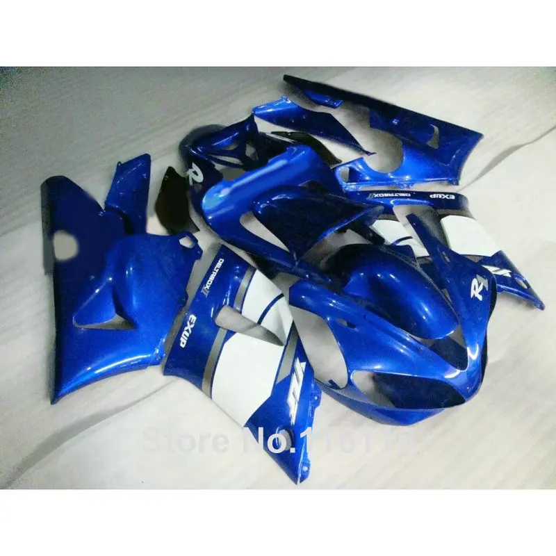 Комплект обтекателей для YAMAHA YZF R1 2000 2001 синий черный белый Обтекатели R1 00 01 полный комплект инжекций 1410
Комплект обтекателей для YAMAHA YZF R1 2000 2001 синий черный белый Обтекатели R1 00 01 полный комплект инжекций 1410