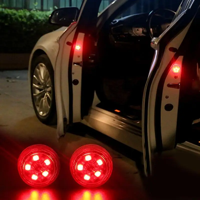 New 2Pcs Magnetic LED Car Door Opening Warning Light Safety Flash Strobe Lamp Wireless Automatic Magnetic Induction Signal Light
New 2Pcs Magnetic LED Car Door Opening Warning Light Safety Flash Strobe Lamp Wireless Automatic Magnetic Induction Signal Light