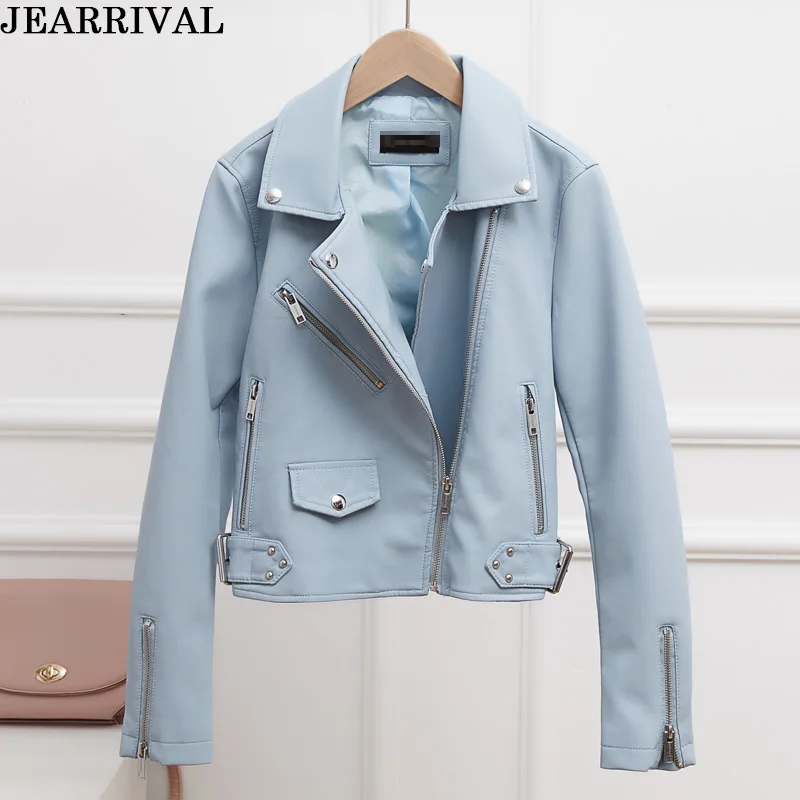 Spring Fashion Faux Leather Jacket 2019 Womens Slim Zipper Bike Motorcycle PU Leather Jacket Street Style Slim Short Basic Coat
Spring Fashion Faux Leather Jacket 2019 Womens Slim Zipper Bike Motorcycle PU Leather Jacket Street Style Slim Short Basic Coat