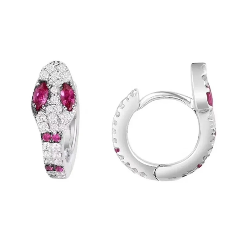 YP2174 Candy Color Zircon Snake Animal Stud Earring Cuff Round Snake Head Candy Color Beads Earring AP Women Wedding Jewelry
YP2174 Candy Color Zircon Snake Animal Stud Earring Cuff Round Snake Head Candy Color Beads Earring AP Women Wedding Jewelry