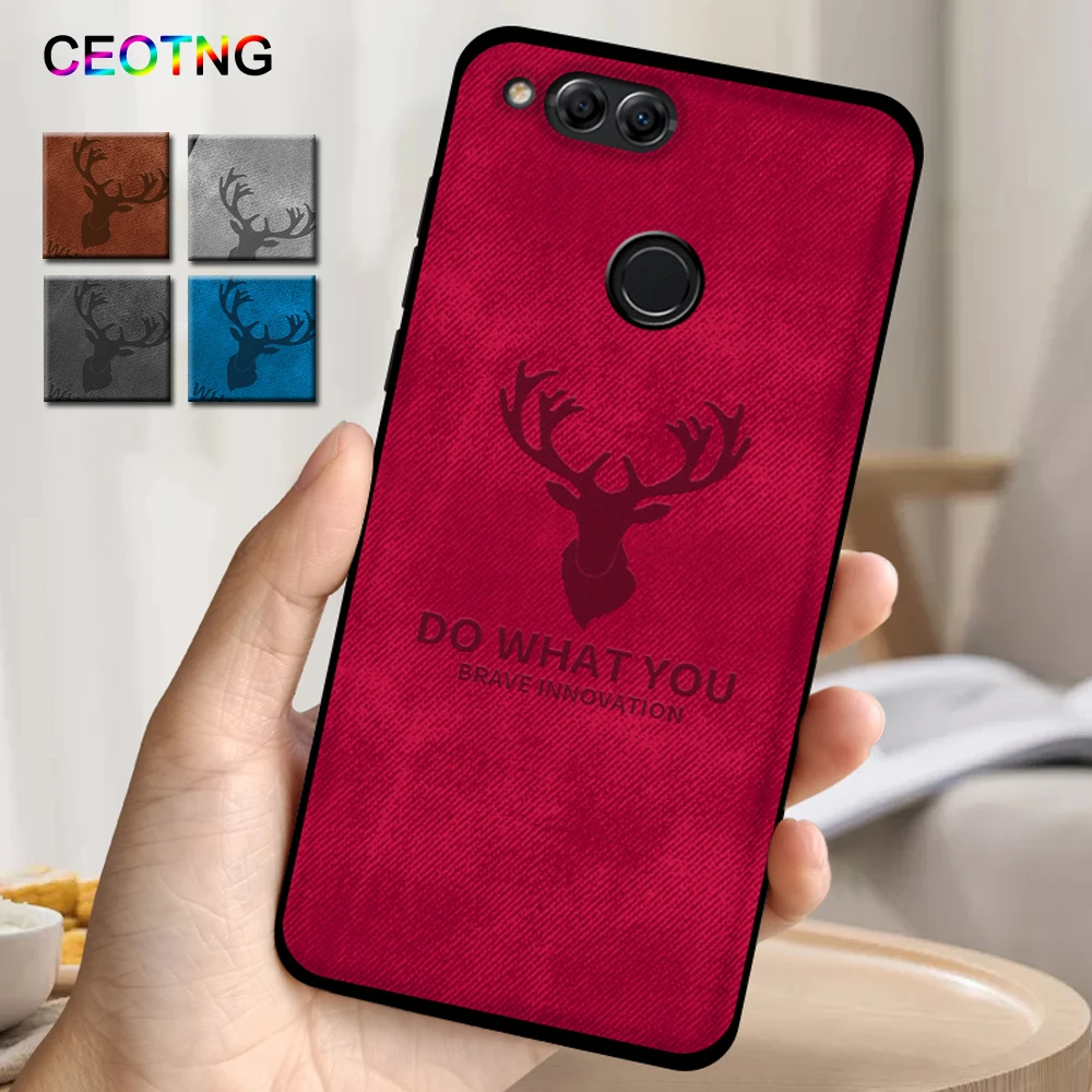 

Soft Silicone Case for Huawei Honor 7x BND-L21 L22 L24 AL10 TL10 Case TPU Back Phone Cover for Huawei Mate SE honor 7x Cover Bag