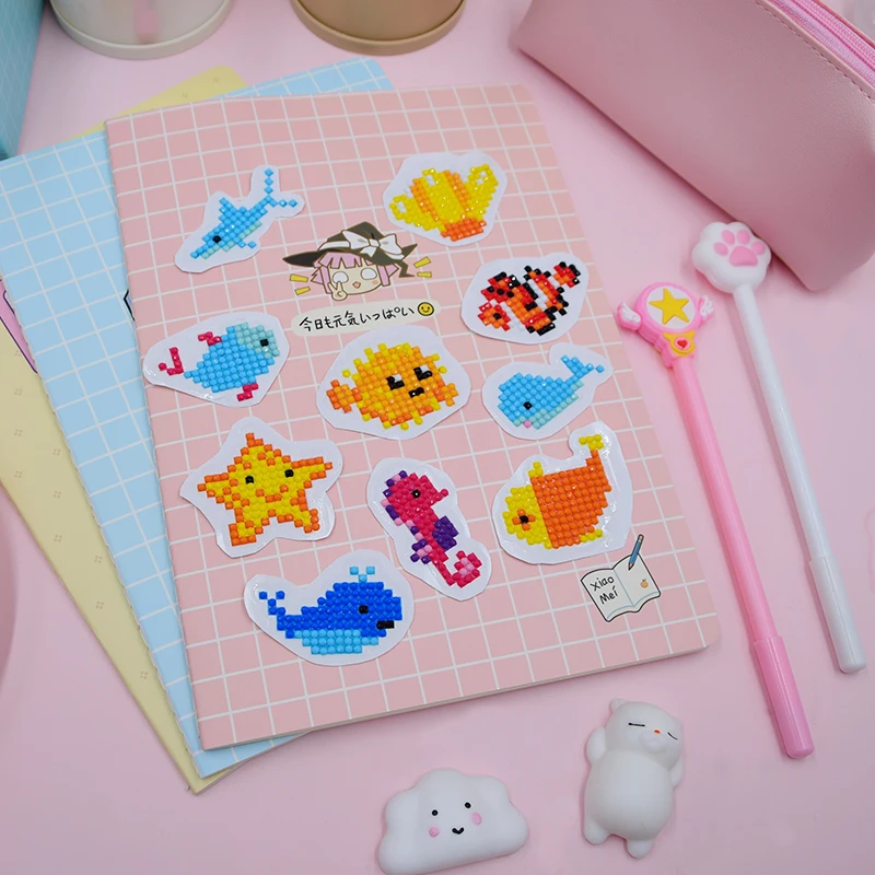 Shirliben New Arrival Diamond Stickers Pattern Sea Animal Cute Cartton Decoration For Book Phone Cup Diamond Mosaic Gifts
Shirliben New Arrival Diamond Stickers Pattern Sea Animal Cute Cartton Decoration For Book Phone Cup Diamond Mosaic Gifts