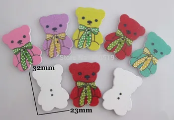 WB0311 Baby buttons bear 100pcs/lot 23mm*32mm cartoon button wood children clothes accessories
WB0311 Baby buttons bear 100pcs/lot 23mm*32mm cartoon button wood children clothes accessories