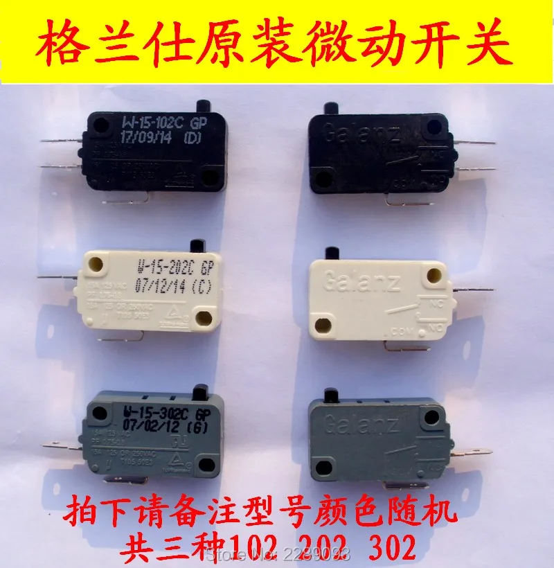 Micro Switch W-15-102C W-15-202C W-15-302C Microwave Door Switch Touch
