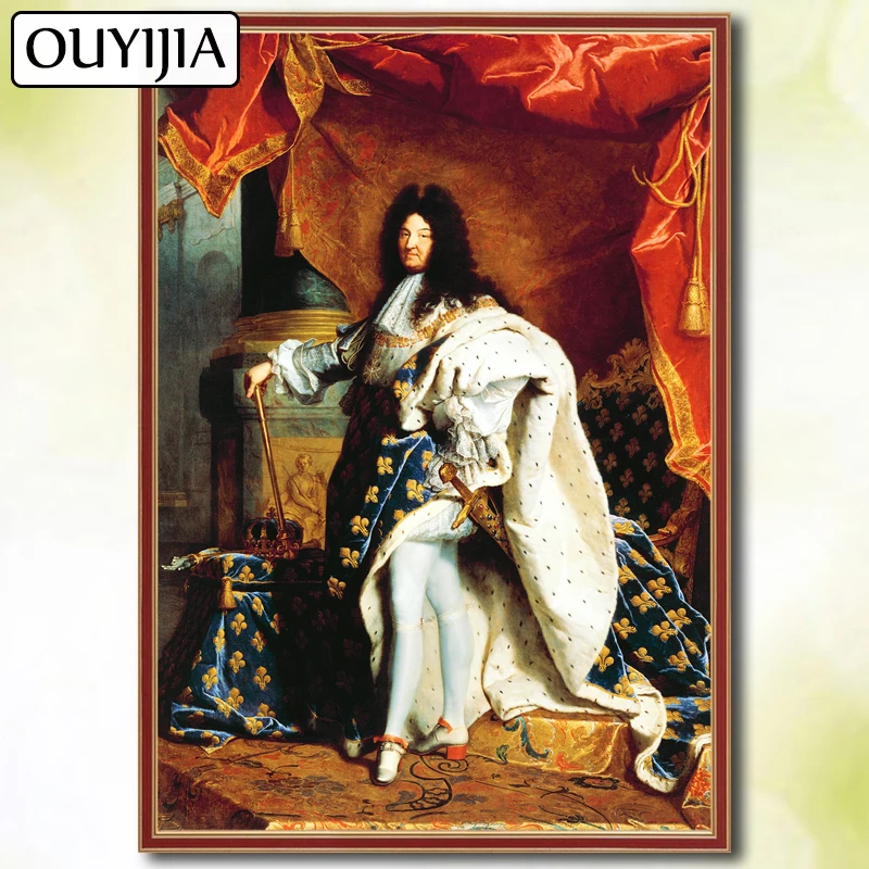OUYIJIA 5D DIY Diamond Famous Painting Full Square'Louis XIV Of France'Embroidery For Sale Diamond Mosaic Picture Of Rhinestones
OUYIJIA 5D DIY Diamond Famous Painting Full Square'Louis XIV Of France'Embroidery For Sale Diamond Mosaic Picture Of Rhinestones