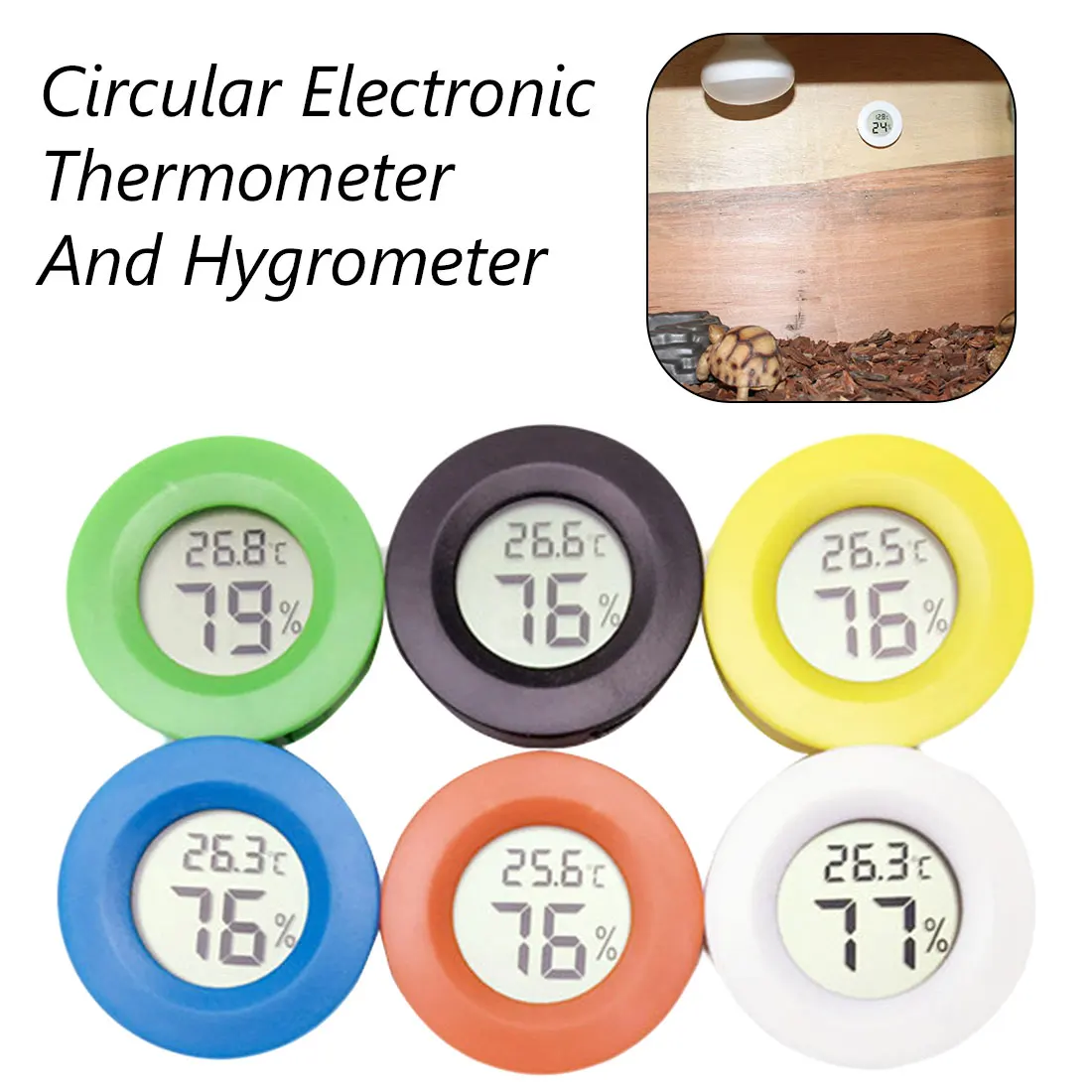 1pcs Mini LCD Digital Thermometer Hygrometer Fridge Freezer Tester Temperature Humidity Meter Detector for Pet Auto Car | Инструменты