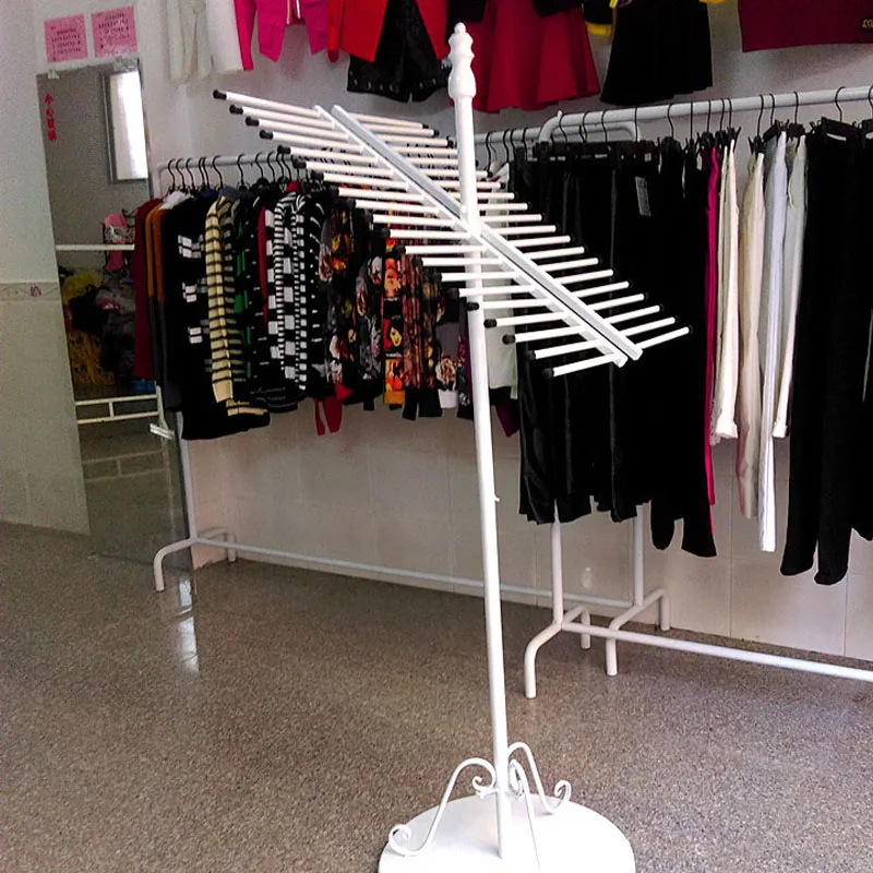 Wrought Iron Clothing Store Double Row Scarf Wearing Scarves Display Console Coat Rack Hang Scarf Shelves
Wrought Iron Clothing Store Double Row Scarf Wearing Scarves Display Console Coat Rack Hang Scarf Shelves
