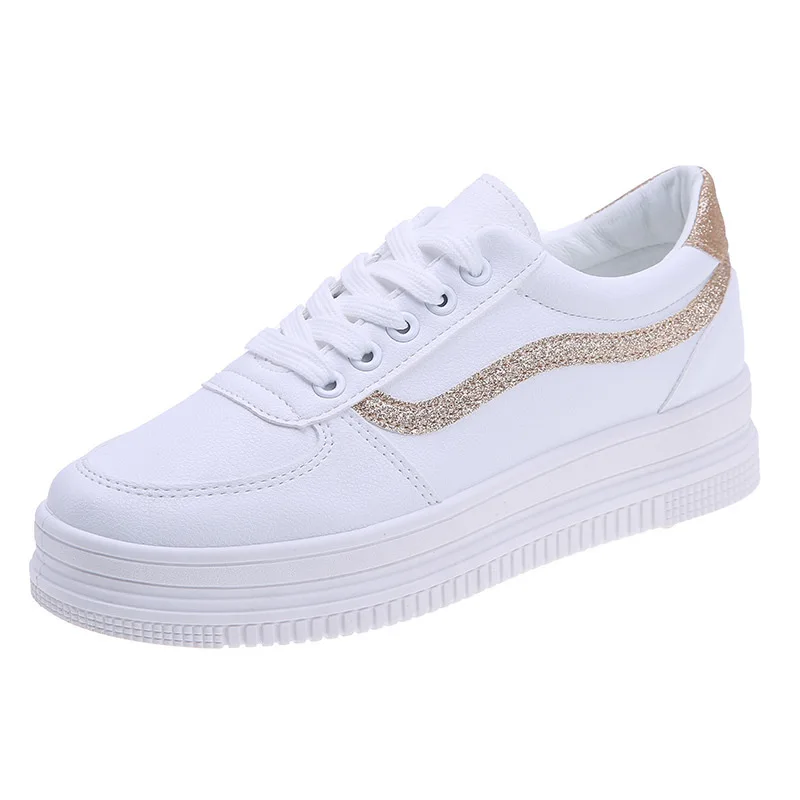 2019 Spring Summer White Sneakers Women Shoes Woman Platform Height Increasing lace-up Causal Shoes Zapatos De Mujer
2019 Spring Summer White Sneakers Women Shoes Woman Platform Height Increasing lace-up Causal Shoes Zapatos De Mujer