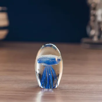1 pcs Home Decoration Glass Jellyfish Paperweight Crystal Ball Feng Shui Crafts Pink/Blue/Green Terrarium Figurines Accessories
1 pcs Home Decoration Glass Jellyfish Paperweight Crystal Ball Feng Shui Crafts Pink/Blue/Green Terrarium Figurines Accessories