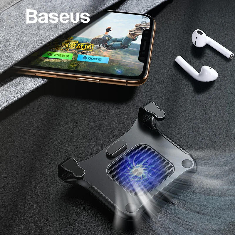 Baseus Mobile Phone Radiator Cooler Fan for iPhone Heat Sink Mobile Phone Game Shooter Controller Gaming Trigger for Andriod IOS
Baseus Mobile Phone Radiator Cooler Fan for iPhone Heat Sink Mobile Phone Game Shooter Controller Gaming Trigger for Andriod IOS