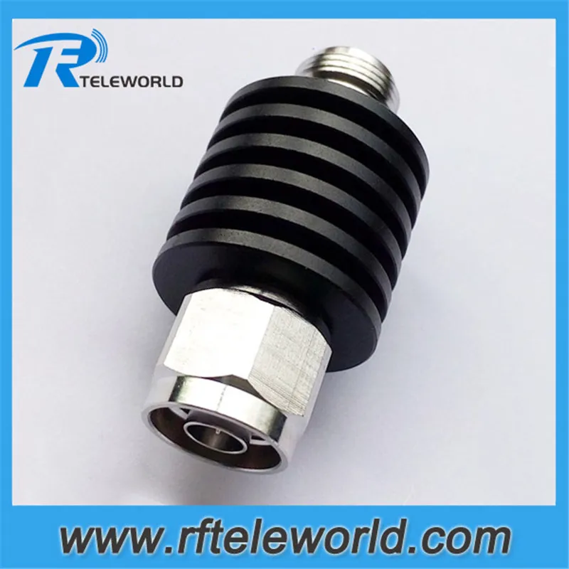 50ohm 10W N male to female 1db,2db,3db.5db,6db.10db.15db.20db.30db,40dB 3GHz RF coaxial attenuator
50ohm 10W N male to female 1db,2db,3db.5db,6db.10db.15db.20db.30db,40dB 3GHz RF coaxial attenuator