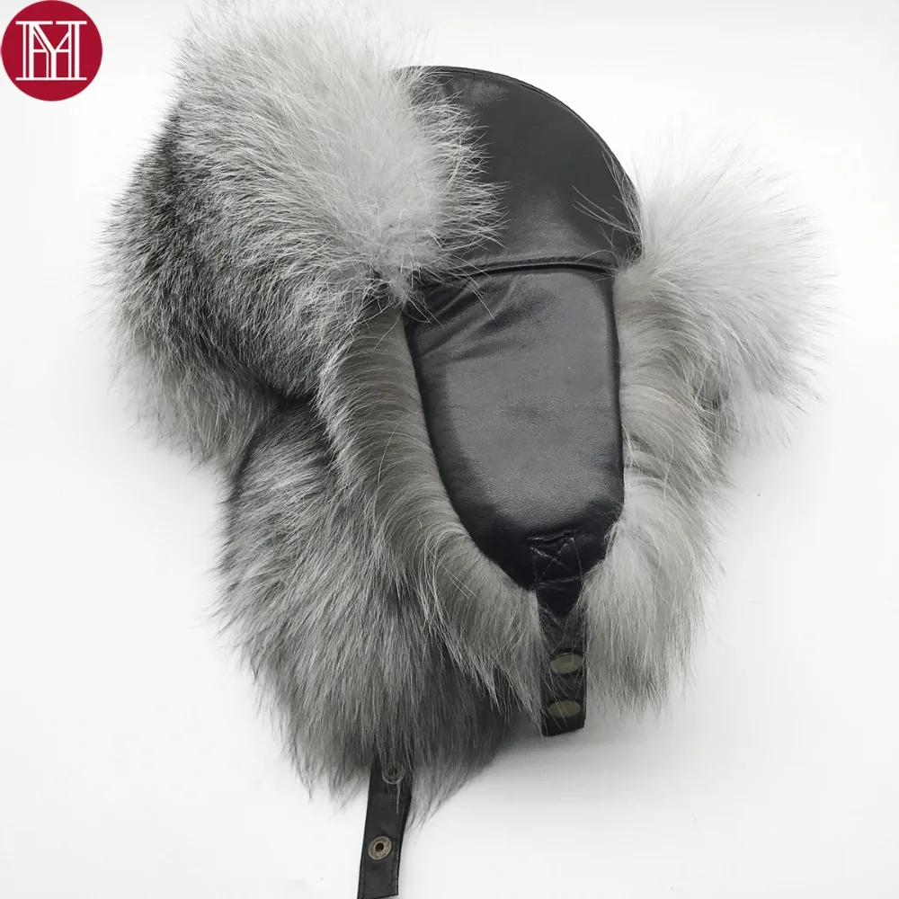 2019 men luxury winter russian real fox fur hat warm soft quality 100% real raccoon fur bombers cap real sheepskin leather hat
2019 men luxury winter russian real fox fur hat warm soft quality 100% real raccoon fur bombers cap real sheepskin leather hat