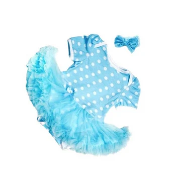 Pinkbabi Baby Rompers 2PCs per Set Blue Polka Dots Baby Girl Tutu Dress Romper Headband for 0-12Months Free Shipping
Pinkbabi Baby Rompers 2PCs per Set Blue Polka Dots Baby Girl Tutu Dress Romper Headband for 0-12Months Free Shipping