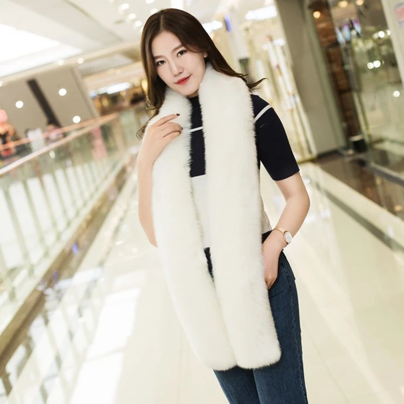 B Winter women warm scarf quality faux fur shawl collar fox fur rabbit fur scarf lady color shawl / fashion style 180 cm Long
B Winter women warm scarf quality faux fur shawl collar fox fur rabbit fur scarf lady color shawl / fashion style 180 cm Long