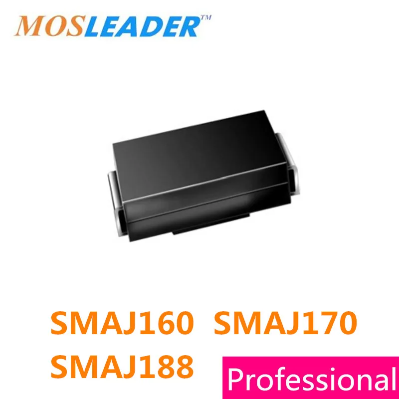 Mosleader 500PCS DO214AC SMA SMAJ160 SMAJ160A SMAJ160CA SMAJ170 SMAJ170A SMAJ170CA SMAJ188 SMAJ188A SMAJ188CA Chinese
Mosleader 500PCS DO214AC SMA SMAJ160 SMAJ160A SMAJ160CA SMAJ170 SMAJ170A SMAJ170CA SMAJ188 SMAJ188A SMAJ188CA Chinese